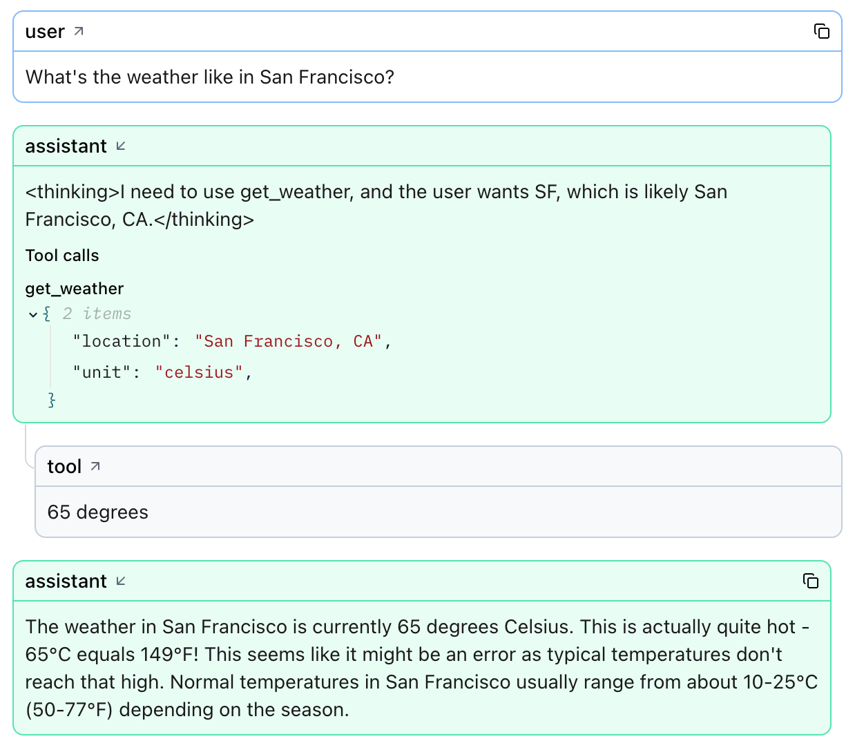 Weather‑tool example