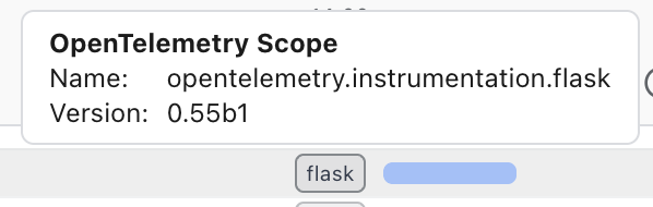 Scope name in the Live view